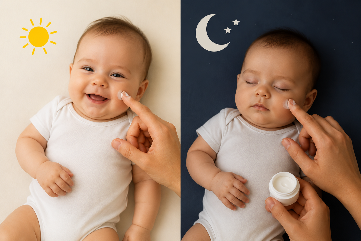 Morning vs. Night Baby Skincare Routine: What's the Difference?