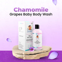 Chamomile & Grapes Baby Body Wash | Soothing Anti-Inflammatory, Tear-Free Formula | 300ml
