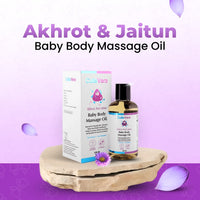 Akhrot & Jaitun Baby Body Massage Oil | Ayurvedic Support for Bone & Muscle Growth | 200ml